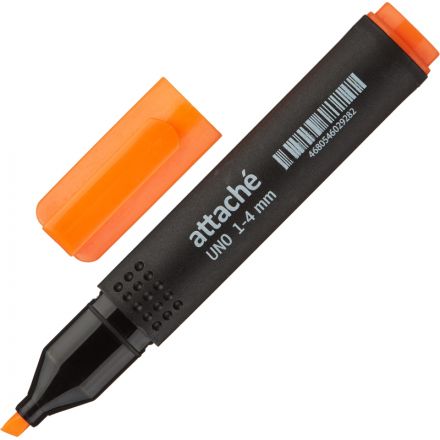 Маркер текстовыделитель Attache Economy Uno 1-4мм оранжевый Маркер текстовыделитель Attache Economy Uno 1-4мм оранжевый