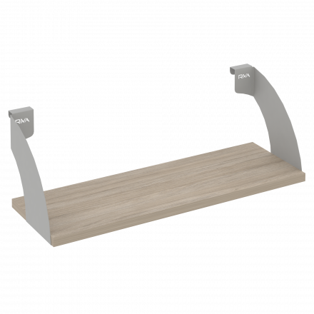 Навесные полки. Кронштейны+ЛДСП полка 600мм MAN-41-6 Дуб аттик/Серый металл 600*220*200 Навесные полки. Кронштейны+ЛДСП полка 600мм MAN-41-6 Дуб аттик/Серый металл 600*220*200