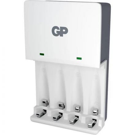 Зарядное устройство GP KB01/130AAHCCS-2CR1, 4 слота + 4 акк. 1300 mAh