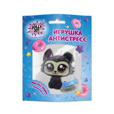 Фигурка антистресс "Питомцы с аксессуарами" 6 см, ассорти 8 видов, JOLLY JOT (ДЖОЛЛИ ДЖОТ), 666186