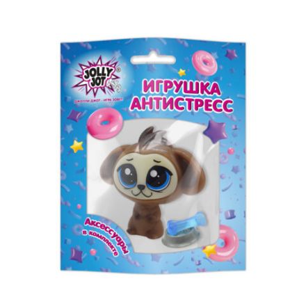 Фигурка антистресс "Питомцы с аксессуарами" 6 см, ассорти 8 видов, JOLLY JOT (ДЖОЛЛИ ДЖОТ), 666186