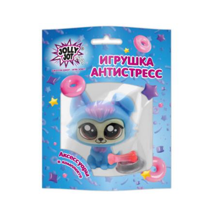 Фигурка антистресс "Питомцы с аксессуарами" 6 см, ассорти 8 видов, JOLLY JOT (ДЖОЛЛИ ДЖОТ), 666186