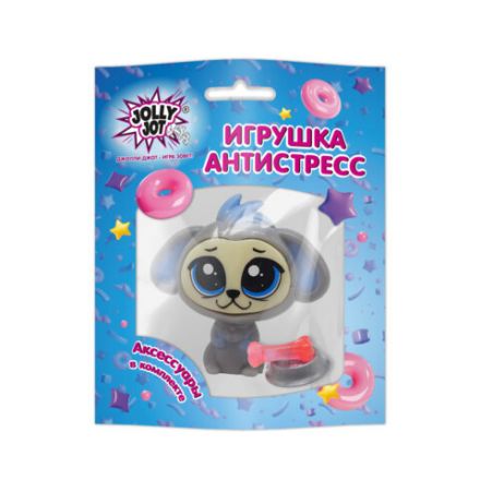 Фигурка антистресс "Питомцы с аксессуарами" 6 см, ассорти 8 видов, JOLLY JOT (ДЖОЛЛИ ДЖОТ), 666186