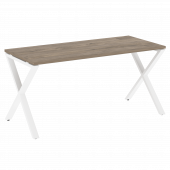 Loft Стол рабочий VR.L-SRX-4.7 Тиквуд тёмный/Белый металл 1580*720*750