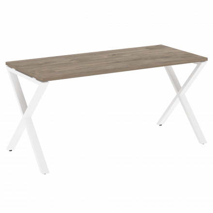 Loft Стол рабочий VR.L-SRX-4.7 Тиквуд тёмный/Белый металл 1580*720*750