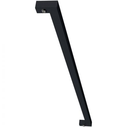 Держатель -Рейлинг РЭ_RAPIDO RP-600B, 600мм, черный (701109)