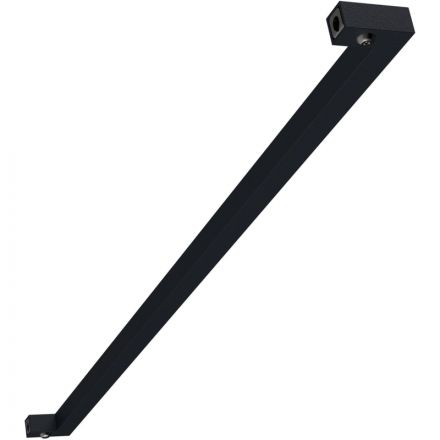 Держатель -Рейлинг РЭ_RAPIDO RP-600B, 600мм, черный (701109)