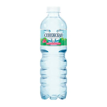 Вода негазированная питьевая СЕНЕЖСКАЯ 0,5 л