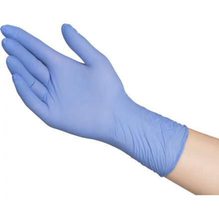Перчатки нитрил н/о,н/с,текст голуб. Armilla (XS)  50пар/уп