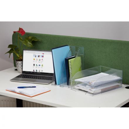 Лоток горизонтальный Комус Русская серия, прозрачный