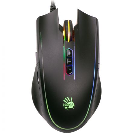 Мышь компьютерная A4Tech Bloody Q81 Curve черн. оптическая 3200dpi USB 7but