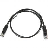 Патч-корд BigTech OPCC007 UTP CCA кат.5e/0.5м/литой/многожильн (черный)