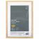 Рамка 21х30 см небьющаяся, аналог IKEA, багет 12 мм дерево, BRAUBERG "Woodray", цвет натуральный, 391360