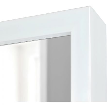 Зеркало МИР_в раме ПЛС 340х30х940 / 300х900 (365006103) белый