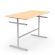Стол для столовых на 4 места "ССТ 1200", 1200х600х760 мм, рост 6, каркас металл, ЛДСП, цвет бук
