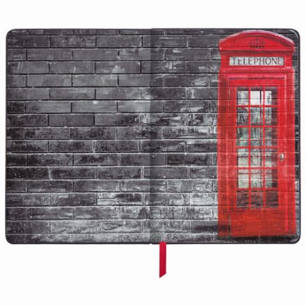 Ежедневник недатированный B6 (127х186 мм), BRAUBERG VISTA, под кожу, гибкий, 136 л., "Good old England", 112107