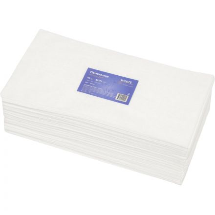 Салфетка спанлейс 35x70 см, белый, пл.50, 50шт/уп, 10253