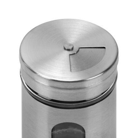 Набор для специй 2х100 мл, ULTRA, подставка + солонка + перечница, 3 типа отверстий, WEGLA (ВЕГЛА), 700235