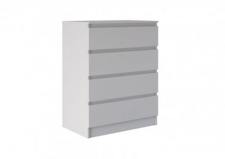 Комод "Мальм" 4 ящика, 80*92*40, Белый,