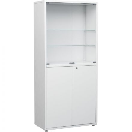 Шкаф MEG_медицинский 2секц.двухств. ШМ-02 МСК-648.02/06 ст/мет,800х400х1750