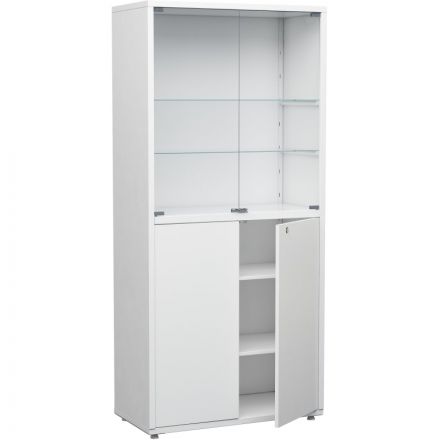 Шкаф MEG_медицинский 2секц.двухств. ШМ-02 МСК-648.02/06 ст/мет,800х400х1750