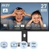 Монитор MSI 27 PRO MP273QP E2 16:9 2560x1440 IPS HDMI,DP,100Hz,Black