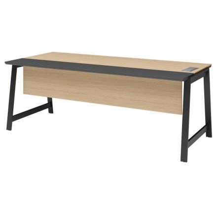 Стол Avizo Ш204 роз.блок.слева д.парма/графит145S019