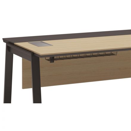 Стол Avizo Ш204 роз.блок.слева д.парма/графит145S019