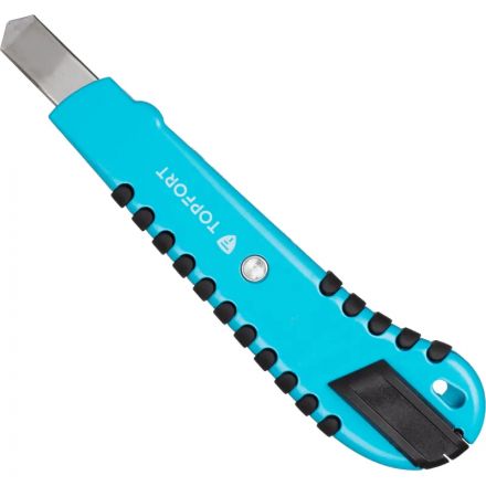 Нож универсальный TOPFORT 9 мм алюминиевый мет направл