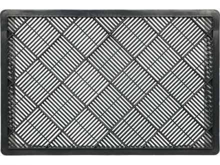 Ящик 600х400х200 перфорированный  чёрный