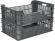Ящик 600х400х200 перфорированный  чёрный