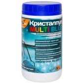 Средство для очистки воды в бассейнах, 1 кг, КРИСТАЛПУЛ MULTI BLUE 5 в 1, таблетки по 20 г, KPMB20S1 Средство для очистки воды в бассейнах, 1 кг, КРИСТАЛПУЛ MULTI BLUE 5 в 1, таблетки по 20 г, KPMB20S1