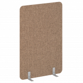 R-line soft Перегородки на металлических опорах на фетровых подпятниках AP.F-120-180 Romeo 03/Серый металл 1200*18*1800