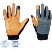 Перчатки защитные антивибрац кожаные Jeta Safety JAV06-10 р.XL Перчатки защитные антивибрац кожаные Jeta Safety JAV06-10 р.XL