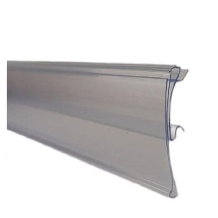 Ценникодержатель полочный HSAC 39 дл.1238мм (внут.ш.23мм),прозрачн,70шт/уп