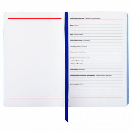 Ежедневник недатированный А5 (138х213 мм), BRAUBERG VISTA, под кожу, гибкий, 136 л., "Sunset at sea", 112041