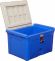 Контейнер 500х335х303 мм синий с крышкой