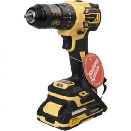 Дрель акк б/щ удар Hanskonner PLAT,18В,1BatterySyst,65Нм,SAMSUNG HCD2065PRO