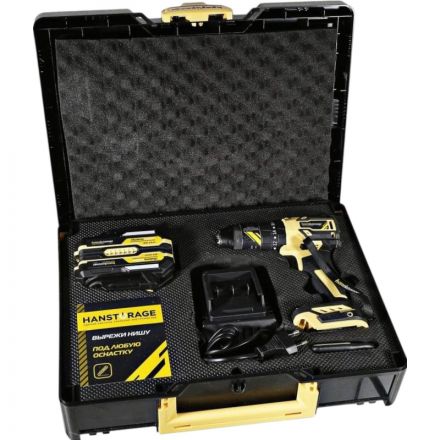 Дрель акк б/щ удар Hanskonner PLAT,18В,1BatterySyst,65Нм,SAMSUNG HCD2065PRO