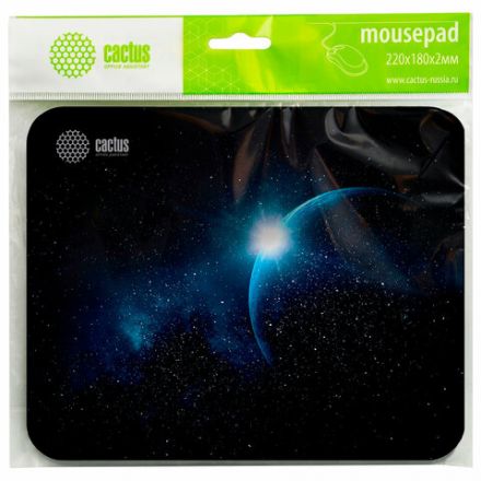 Коврик для мыши CACTUS Space, 220x180x2 мм, CS-MP-P04XS