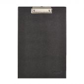 Папка-планшет Bantex A4 картонная черная без крышки