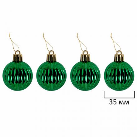 Шары ёлочные НАБОР 132 предмета "Red&Green", красный/зеленый/белый, пластик, ЗОЛОТАЯ СКАЗКА, 592180