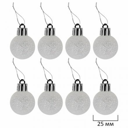 Шары ёлочные НАБОР 132 предмета "Red&Green", красный/зеленый/белый, пластик, ЗОЛОТАЯ СКАЗКА, 592180