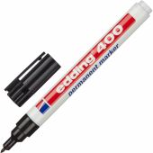 Маркер перманентный Edding E-400/1 черный (толщина линии 1 мм)