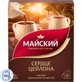 Чай Майский Сердце Цейлона черный, 100пак