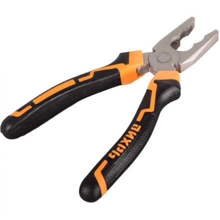 Плоскогубцы (пассатижи),200мм.,никел.,двухкомп. рукоятки Вихрь 73/6/3/8