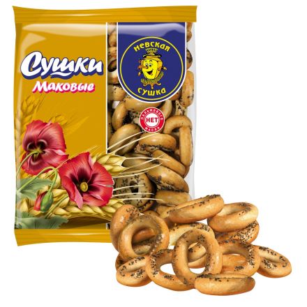 Сушки Маковые Невская сушка 275г Сушки Маковые Невская сушка 275г