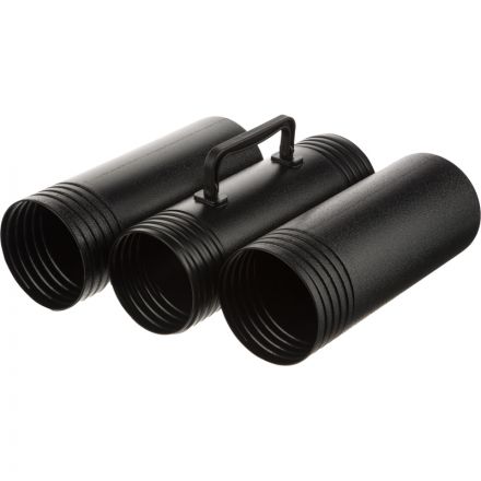 Тубус Стамм с ручкой (длина 65 см, диаметр 10 см, 3 секции, черный)