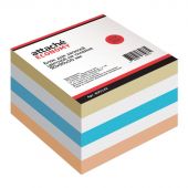 Блок для записей Attache Economy 90x90x50 мм разноцветный (плотность 65-80 г/кв.м)