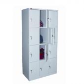 Шкаф металлический для сумок ШРМ-312 на 12 отделений (900х500х1860 мм)